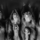Monkeys with Raised Arms, 2010.